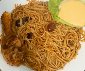 Sopa seca cañetana